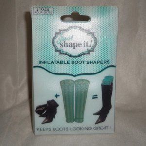 NEW = JUST SHAPE IT Inflatable Boot Shapers